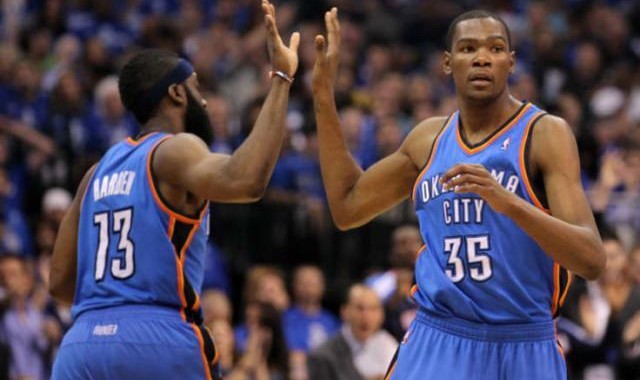 英雄联盟积分排名-1+1>2！哈登杜兰特无缝衔接 球商是最好的粘合剂